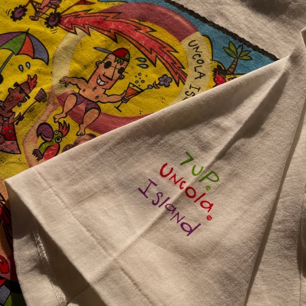 90s 7up Uncola Island Promo T-shirt 