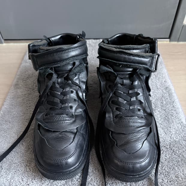 (270) 꼼데가르송 x 나이키 에어포스 블랙