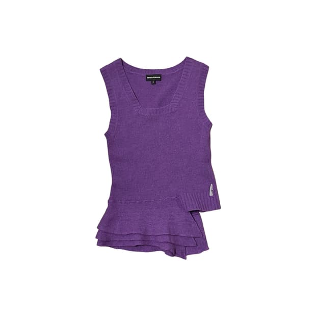 [DKNY Jeans] Violet Sleeveless Knit Vest
