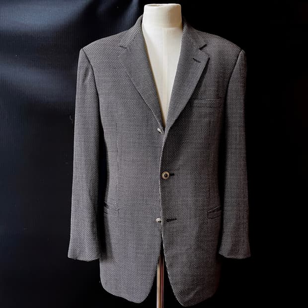 L) Versace Classic V2 텍스처드 자켓 Made in It