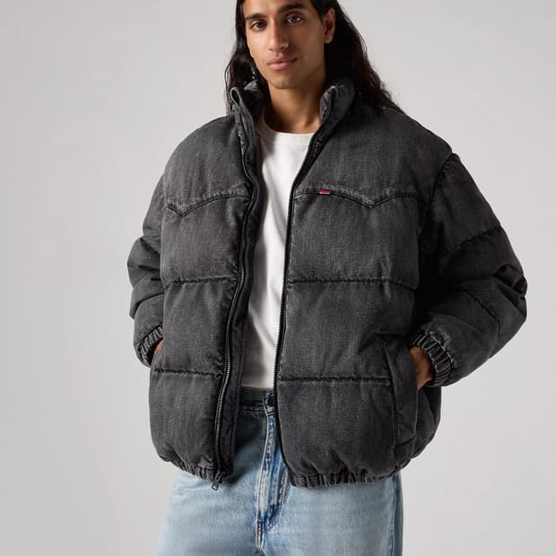 [M] 리바이스 흑청 패딩