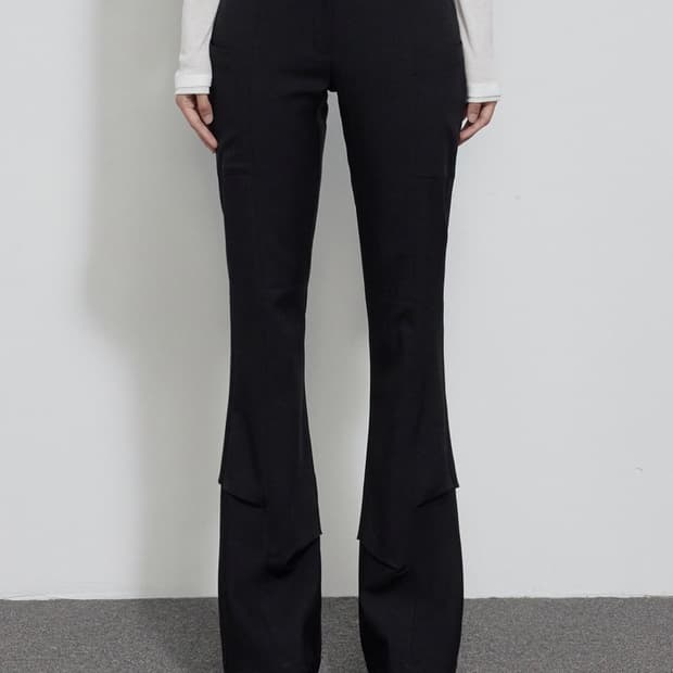 보헤미안서울 사이드 포켓 부츠컷 슬랙스 택 달린 새상품 판매 블랙 보헴서