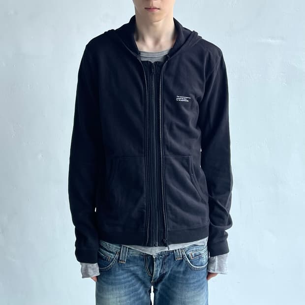 언더커버 2way zip 후드 집업