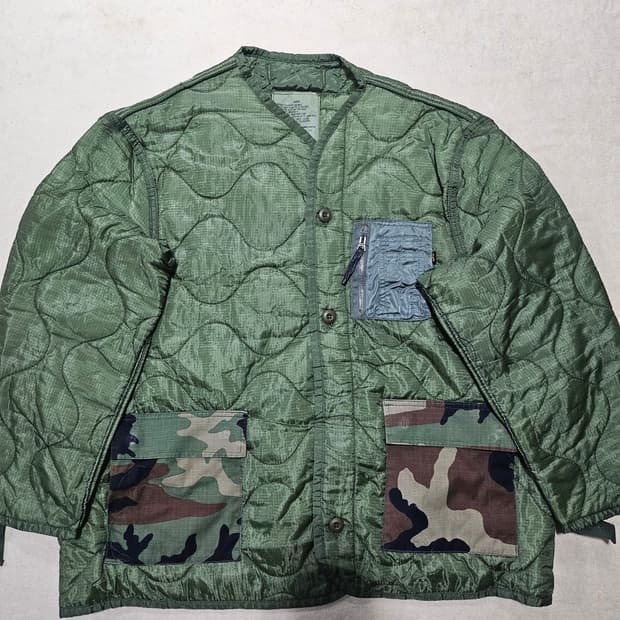 미군오리지날 m65 내피 커스텀 XL