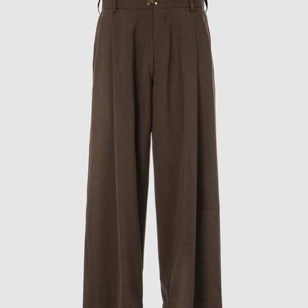 [새상품] kolor beacon 컬러비컨 컬러 비콘 브라운 슬렉스 팬츠