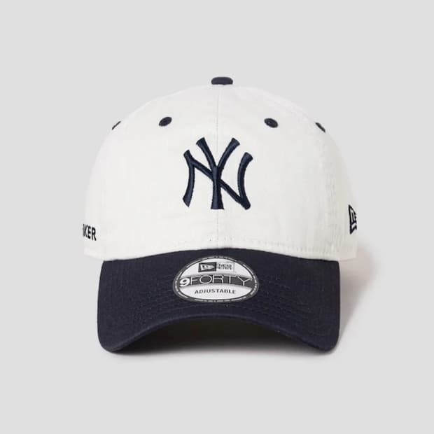 뉴에라 비이커 양키스 아이보리 네이비