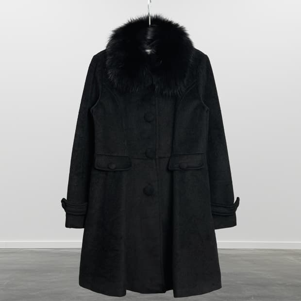 CECIL McBEE 울 혼방 코트