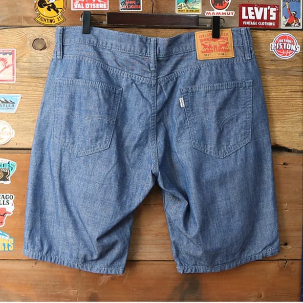 levis 리바이스 511 샴브레이 반마지 데님  33-34