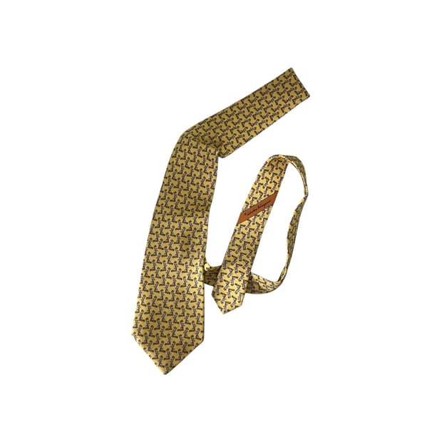 [Salvatore Ferragamo] 페레가모 실크 넥타이 (새상품)