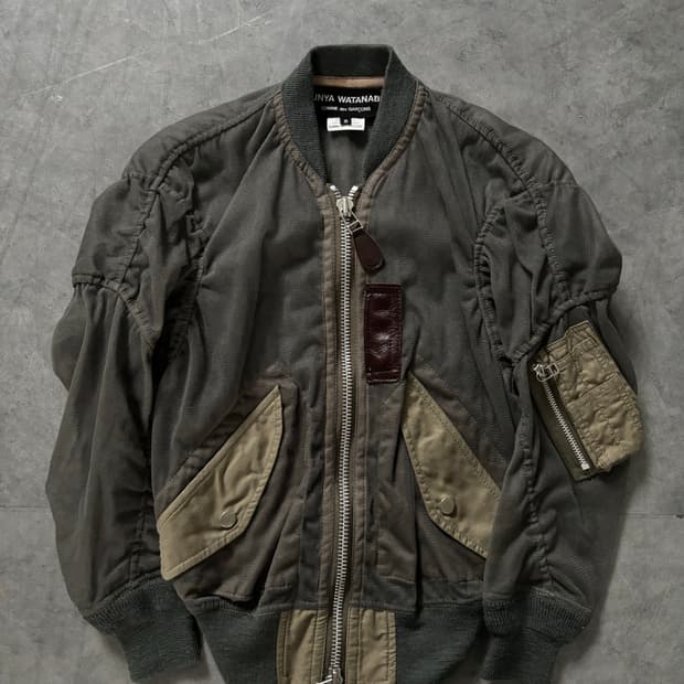 Junya Watanabe 준야와타나베 메쉬 밀리터리 MA-1 자켓 