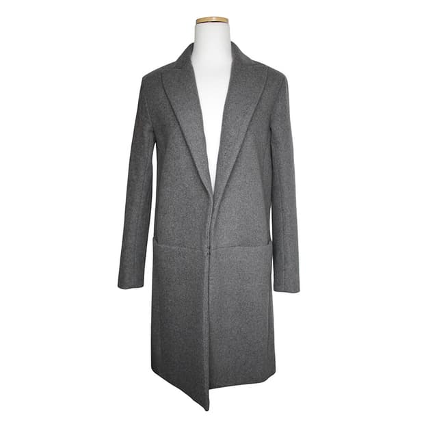 띠어리 차콜그레이 캐시미어 코트 44, 55