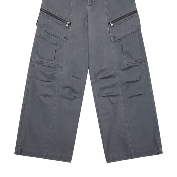 아캄 Knee Pin-Tuck Zippered Cargo Pants 판매