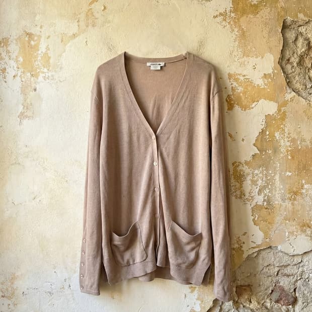 라코스테 실버 크록 가디건