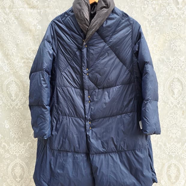 일본 네추럴 런드라이 패딩 양면 코트