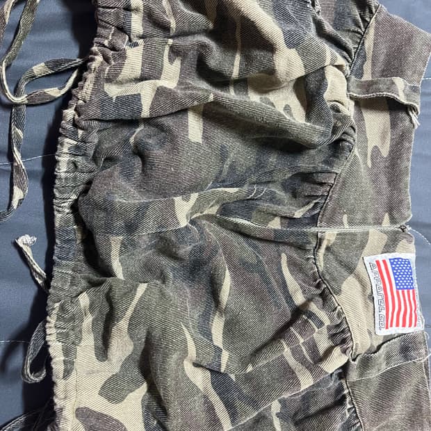 스컬프터 카모 미스커트