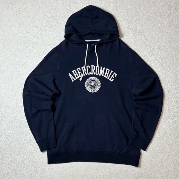 아베크롬비 00's Y2K 자수 로고 후드 티셔츠 PN7060