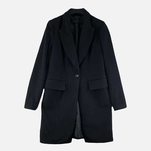 지고트 블랙 여자 코트 88-160 N8957