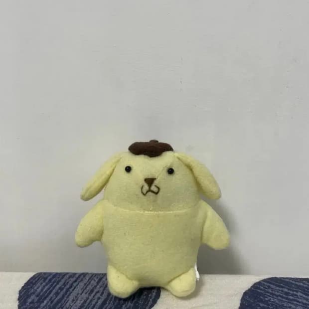 고전 폼폼푸린 인형 키링