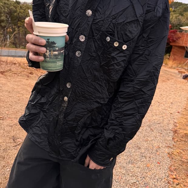 메모리 스페이스 - 플라워 링클 셔츠