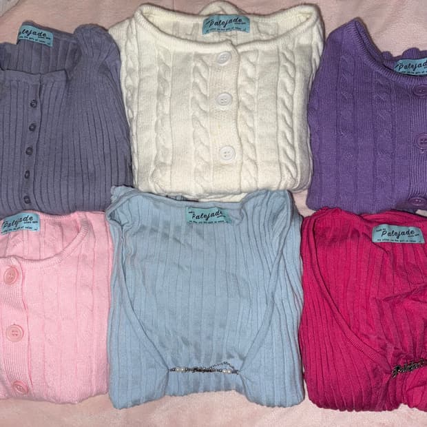 정리) 페일제이드 펜던트,맥가디건 핑크퍼플화이트베이비블루 애즈온포어링