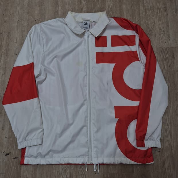 아디다스 빅로고 코치 바람막이 자켓 3XL(115)