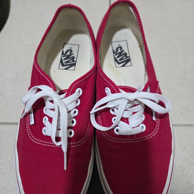 반스 어센틱 레드 270