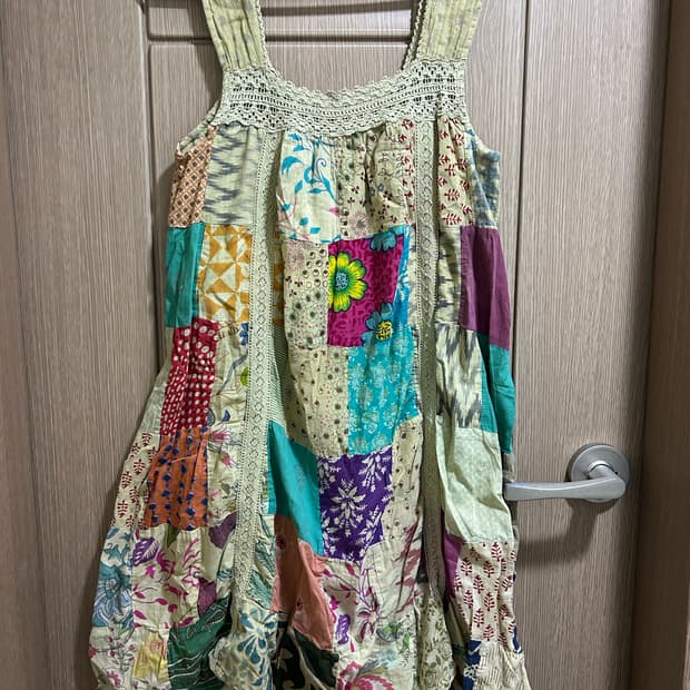 패치워크 원피스