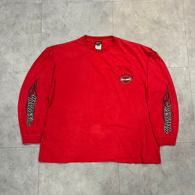 할리데이비슨 플레임 롱슬리브 (110)