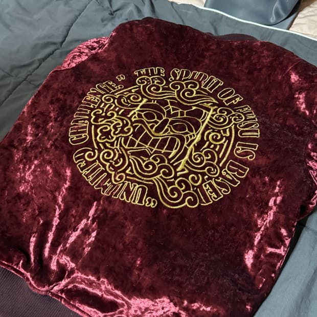 Evisu 에비수 벨루어 엠브로이드 자켓