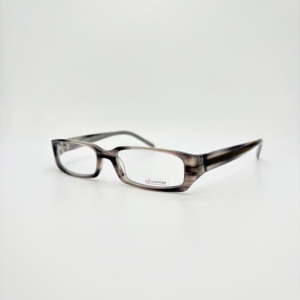 UVENTAS 그레이 스퀘어 빈티지 뿔테