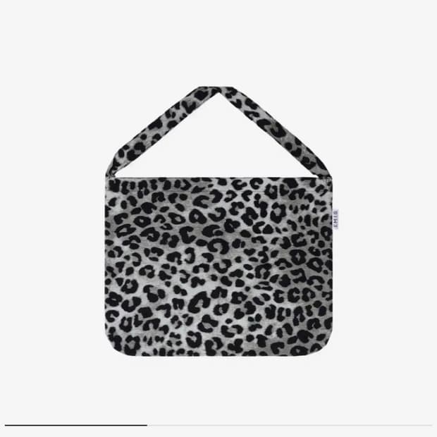 이미스 뉴 레오파드 에코백 그레이