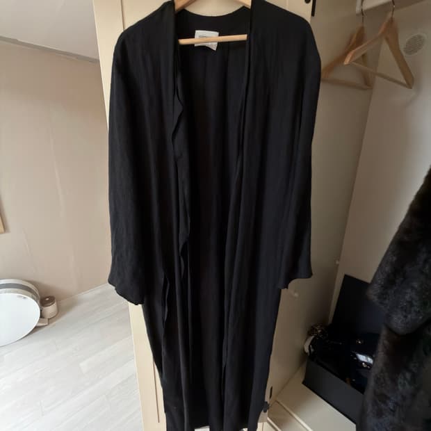 마시모두띠 롱 린넨 가디건