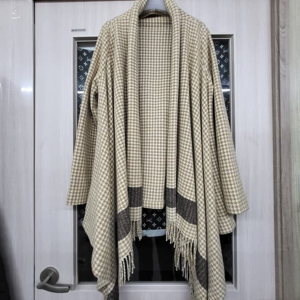 타미힐피거 후운드투스 판초