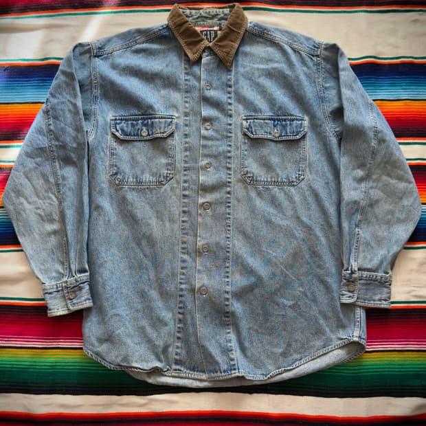 90s Old Gap denim shirt