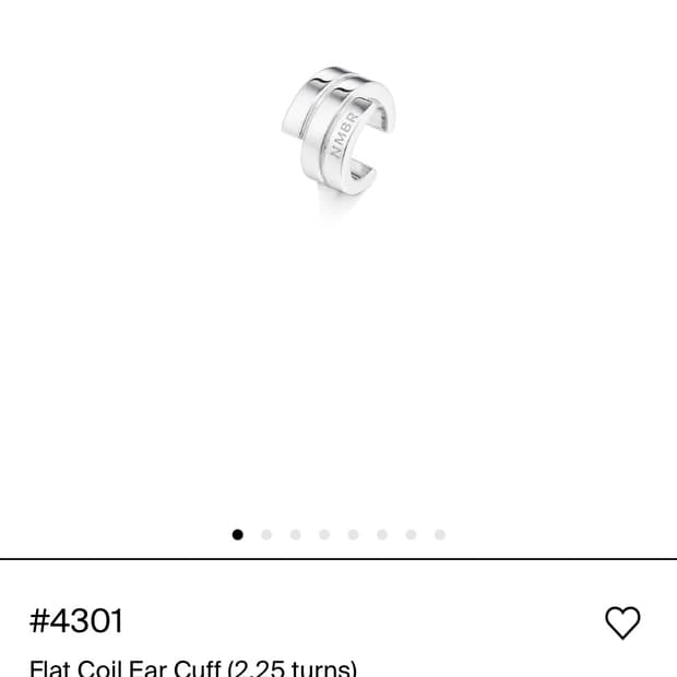 #4301 Flat Coil Ear Cuff