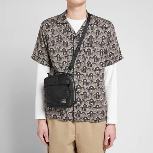 요시다 포터 탱커 스퀘어 숄더백 블랙 크로스백 가방