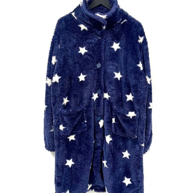 Deluxe Blanket 일본 빈티지 스타 패턴 플리스 퍼롱자켓 남녀공