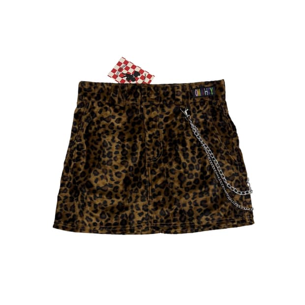 Omighty wildcat chain skirt