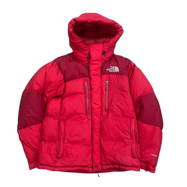 노스페이스 하이벤트 구스다운 레드 패딩