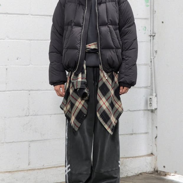 비긴202 에이트 헤비 다운 점퍼 패딩 3 블랙