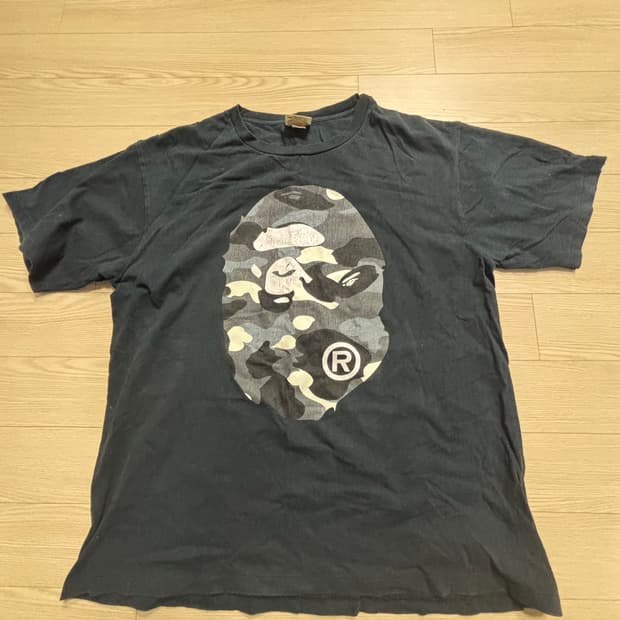 베이프 반팔 블랙