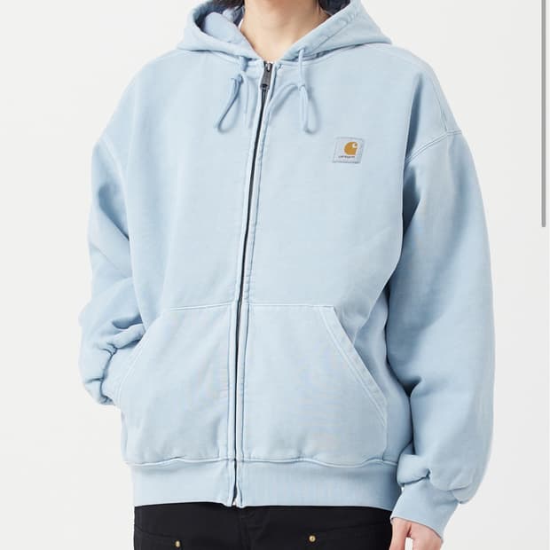 칼하트 윕 비스타 자켓 더스티 아이스 누빔 후드집업 S(100)