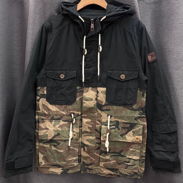 Penfield 펜필드 블랙/카모 야상 덱 자켓