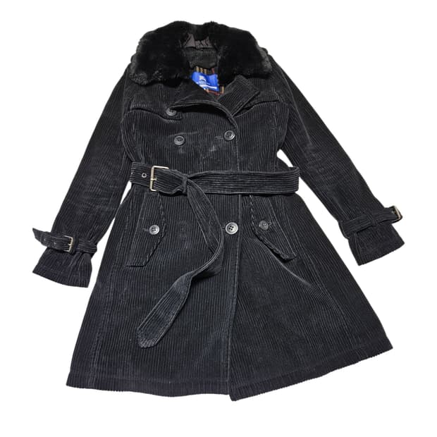 버버리 블루라벨 코듀로이 코트[38]