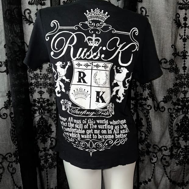 RUSS•K Black Rock Chic Short-Sleeved