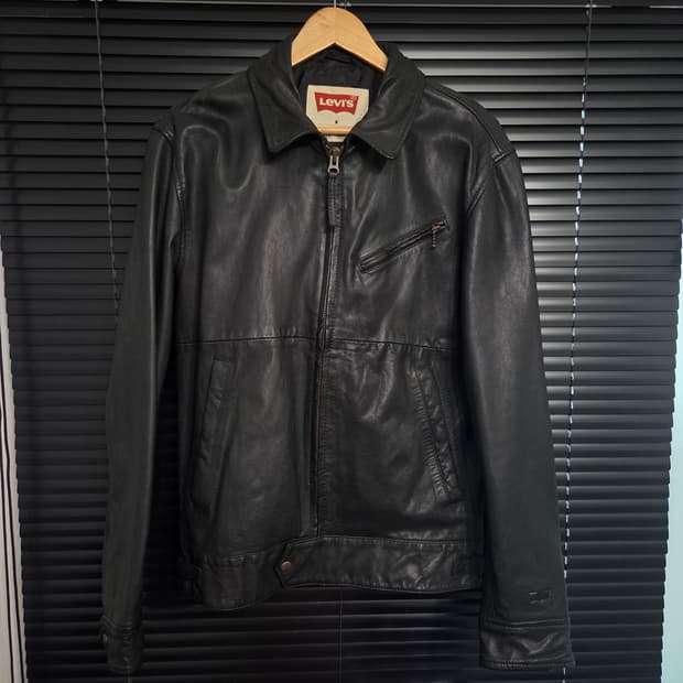 리바이스 고트스킨 레더자켓 M
