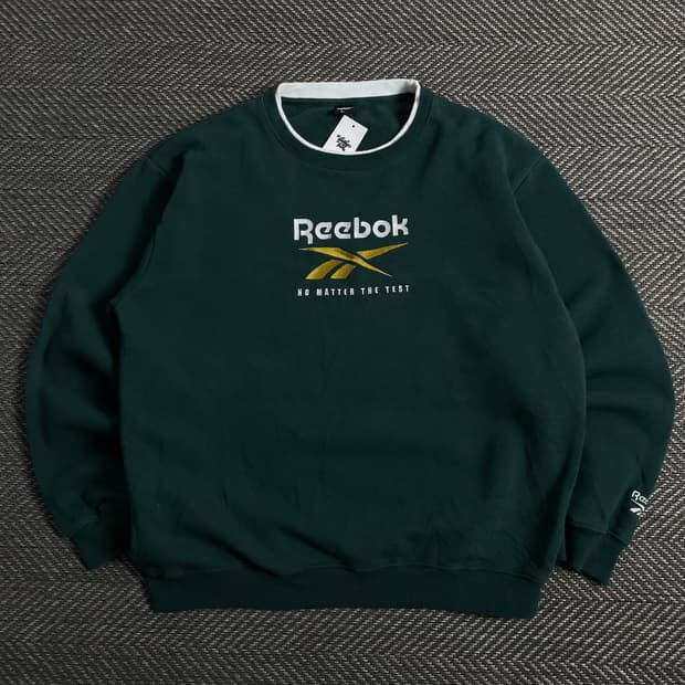 리복 클래식 빅로고 크루넥 스웻 셔츠 o 3897