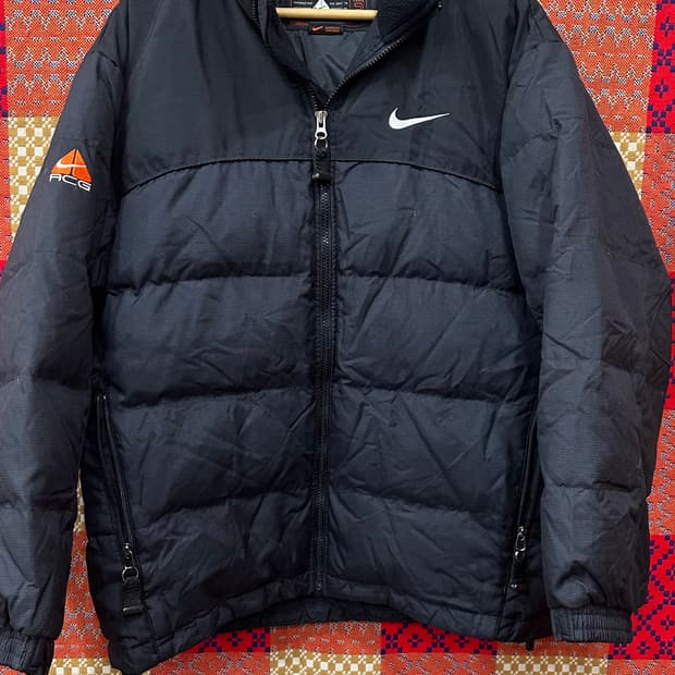 M] 00s 나이키 acg 올드스쿨 덕다운 패딩 블랙  