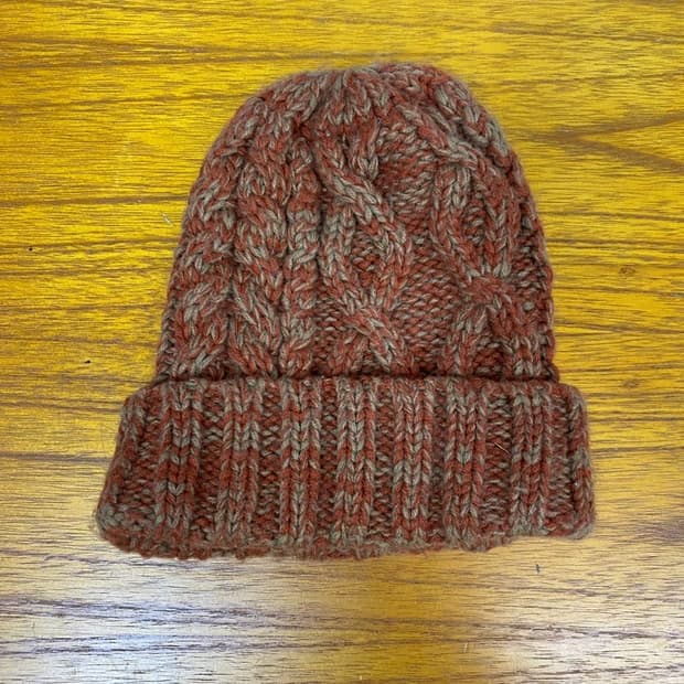 빈티지 꽈배기 비니