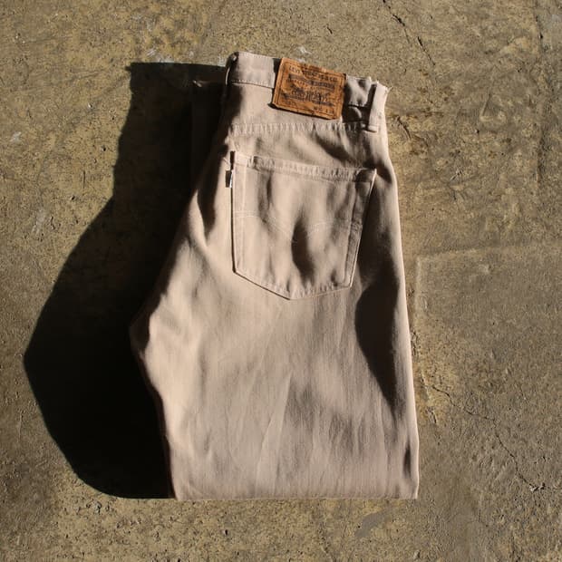 90's 리바이스 512 베이지 진 (남성용 30)